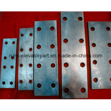 Black Elevador guia trilho Fishplate